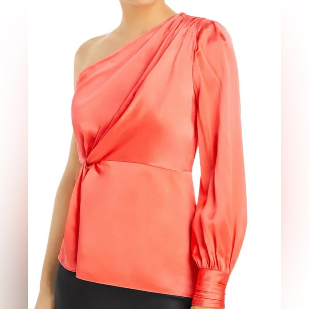 Cinq a sept - Stace top - Neon Coral - brand new - size Small